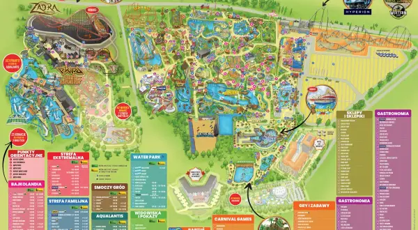 Energylandia: Ogromny park rozrywki, który zaskoczy swoją powierzchnią!