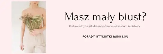 Idealne stroje kąpielowe dla małego biustu. Jak optycznie powiększyć biust?